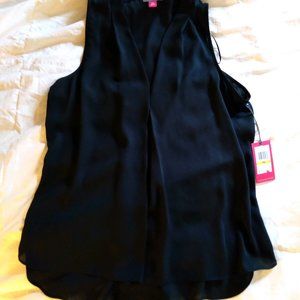 Vince Camuto Black Sleeveless Top